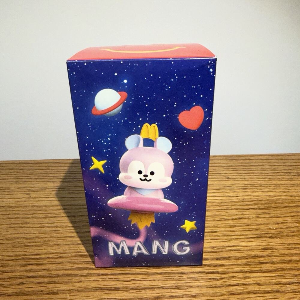 BT21 McDonald's MANG Bear Figurine Character Figure Toy In Box